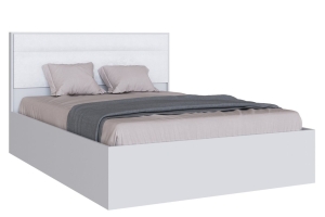 Леньяна Кровать 1,4 с ортопедическим основанием Белый