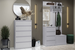 Айден Комплект 1 Прихожая Серый