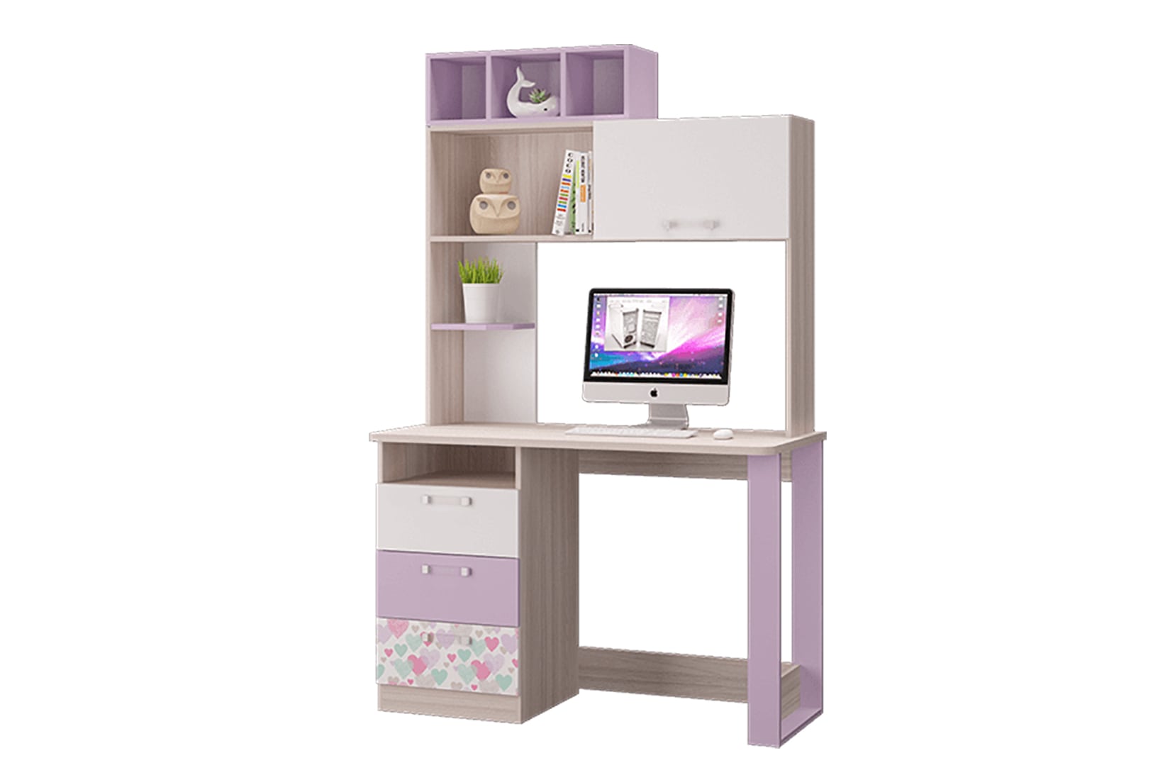 Адель детская спальня Шимо светлый/Ирис