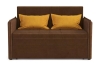 Дэнди Диван - кровать (велюр тенерифе шоколад/куркума)
