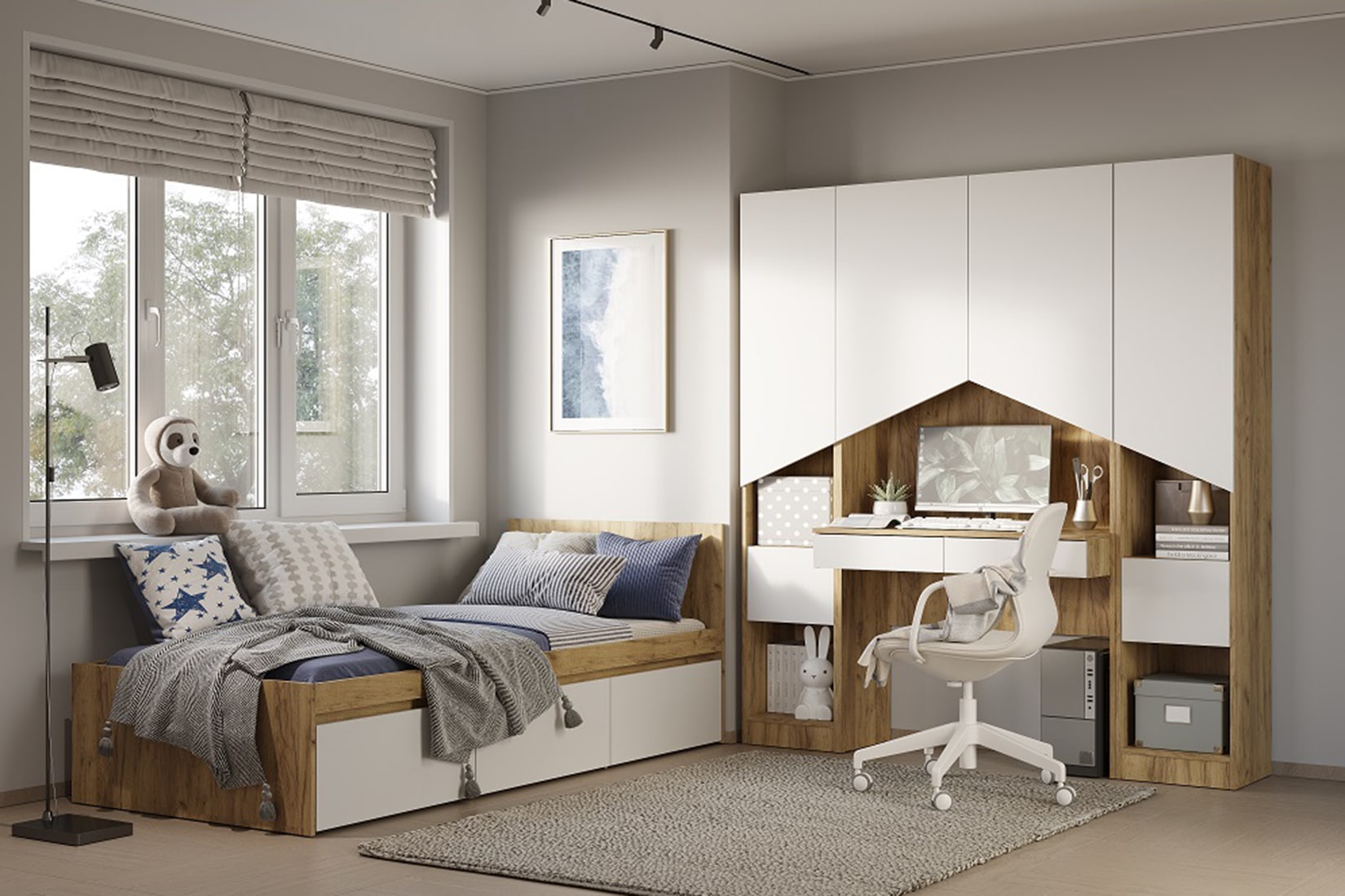 Шкаф двухдверный Гудвин