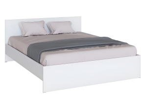 Мэнкс МСКР-1 1,4 Кровать 140 с ДСП основанием Белый