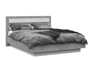 Денвер КР 03 Кровать 180х200 с ортопед. основанием Белый/Ателье светлый