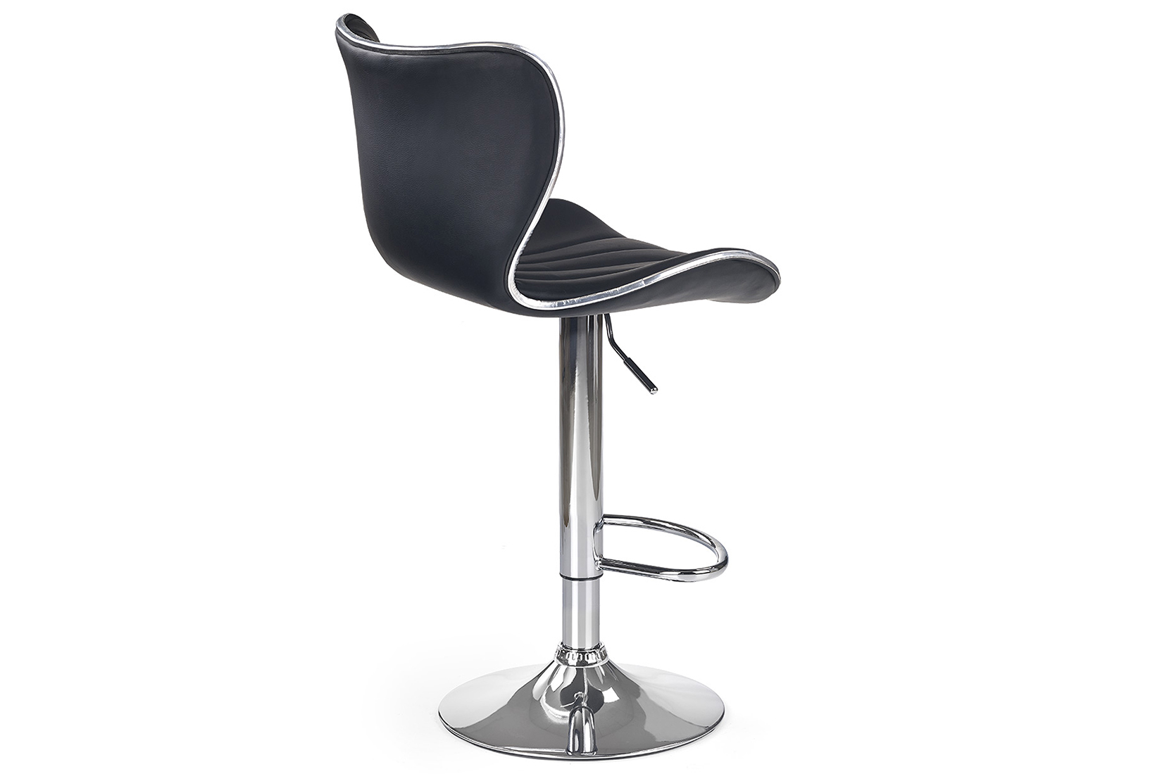 H69 Стул барный экокожа Чёрный