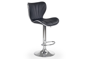 H69 Стул барный экокожа Чёрный