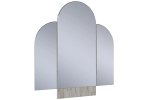 Бася ЗР 552 Зеркало трельяжное Дуб крафт белый/Дуб крафт серый