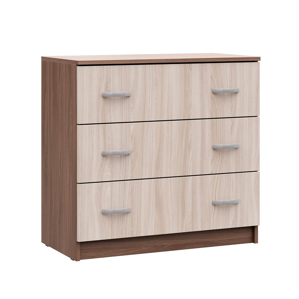 КМ 551М Бася комод Шимо темный / Шимо светлый