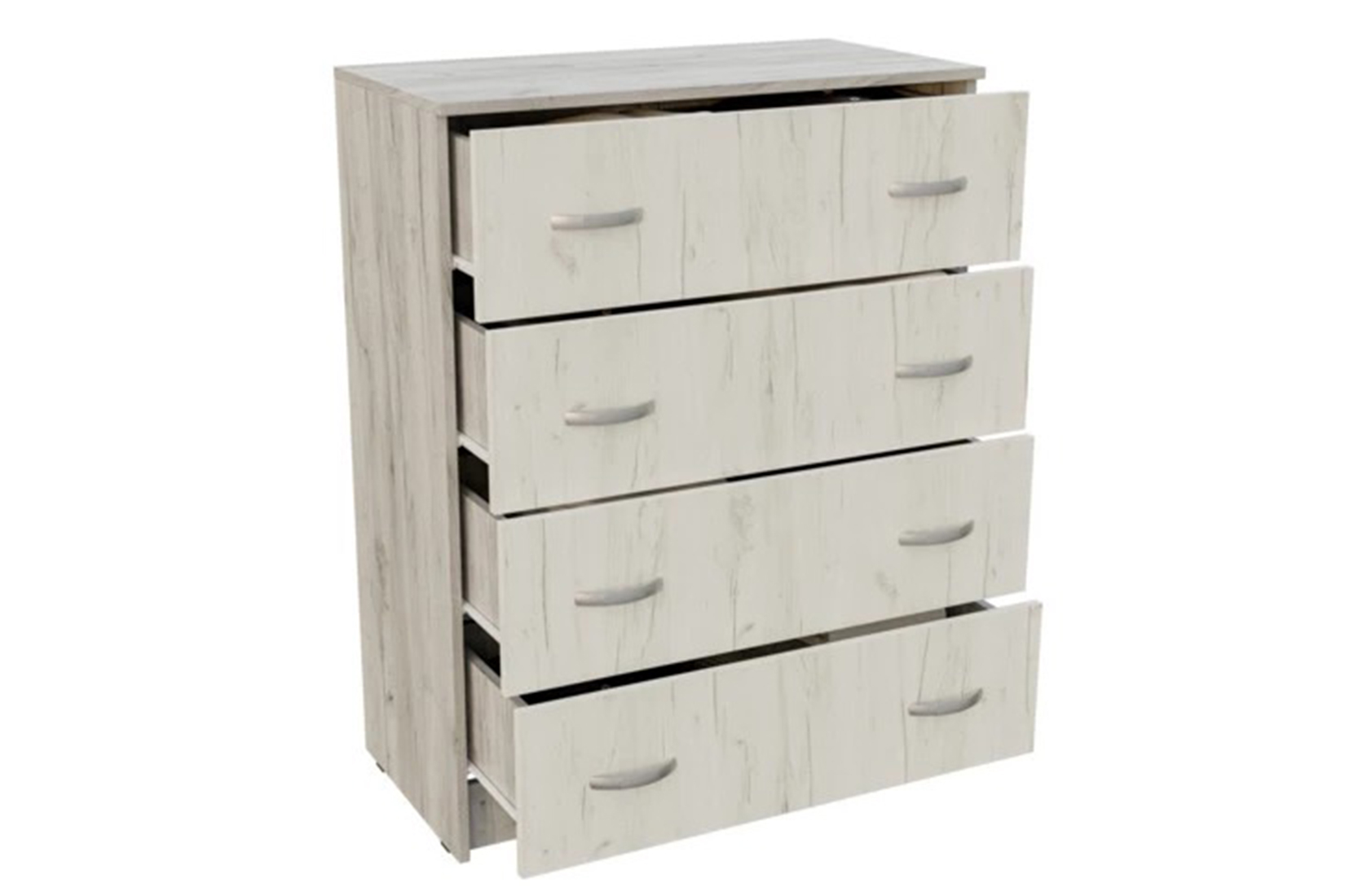 Бася КМ 554 Дуб крафт белый/Дуб крафт серый