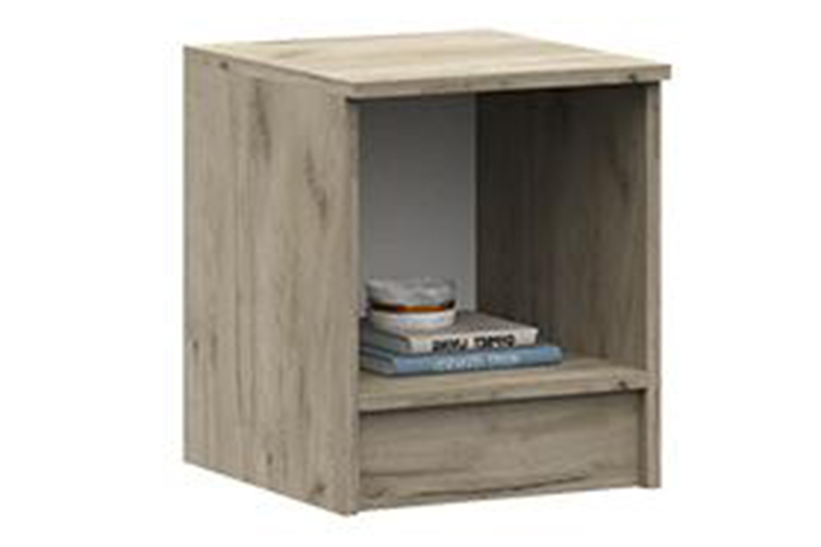 Бася ТБ 551 Тумба прикроватная Дуб крафт белый/Дуб крафт серый