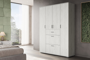 НЕЛЬСОН ШК 03 (СОЛО-3) Шкаф Дуб крафт белый