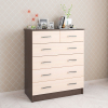 Катрин 5 Комод венге/дуб молочный