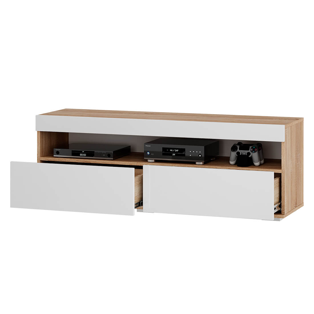 Белладжио Тумба под ТВ ТБ-29 сонома/белый