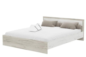 Гармония КР 601 Кровать 160 дуб крафт белый/дуб крафт серый