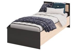 Гармония КР 603 Кровать 90 с ДВП настилом венге/белфорт