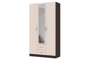 Гармония ШК 601 М Шкаф 3х ств. венге/белфорт