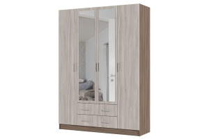 Гармония ШК 602  М Шкаф 4х ств. шимо темный/шимо светлый