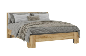 Хелен КР 03 Кровать 1.6 белый/дуб крафт золотой