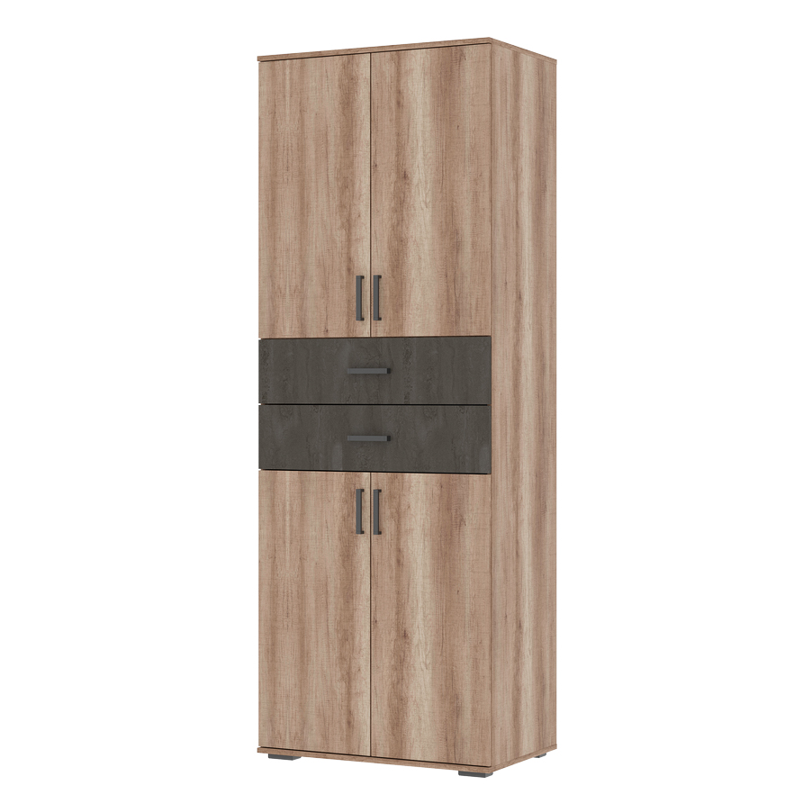 НЕЛЬСОН ШК 05 Шкаф дуб каньон/железный камень