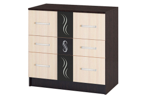 Эрика Комод венге/дуб молочный