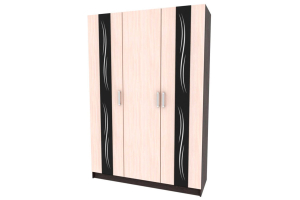 Эрика Шкаф 3х ств венге/дуб молочный