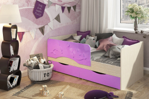 Фасад кровати КР-813 кровать Алиса сирень