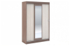 Андрей-4 шкаф-купе ясень шимо темный/ясень шимо светлый