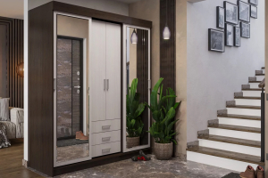 Андрей-2 Шкаф-купе (170) венге/дуб белфорд