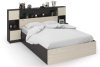 Бася КР 552 Кровать 160х200 с прикроватными блоками венге/белфорт