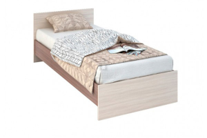 КР 554 Бася ЛДСП кровать 800 шимо темный/шимо светлый