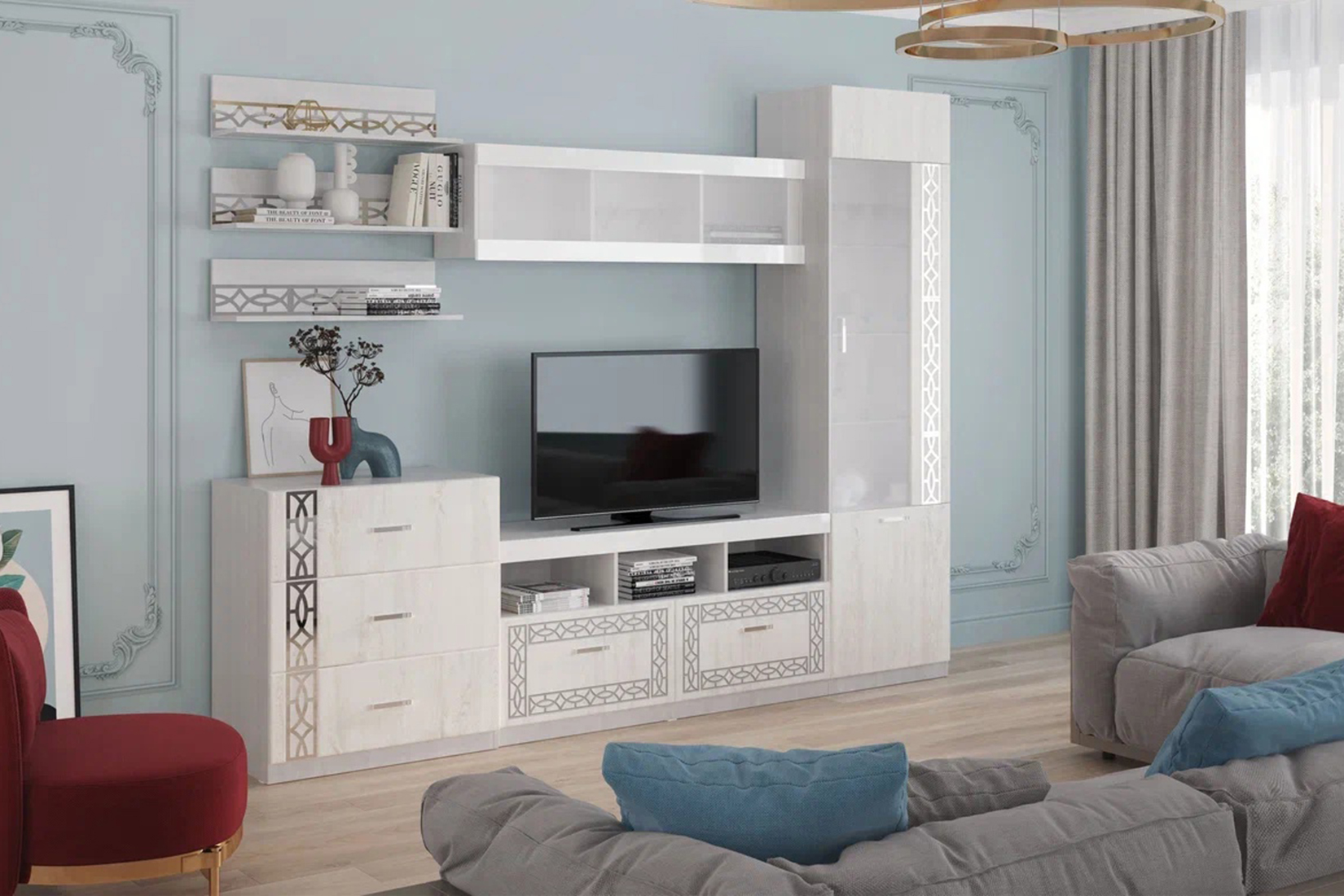 Белла мод. №17 Надстройка рамух белый