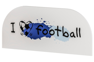 Трио ЗБ-01 защитный бортик белый/король спорта