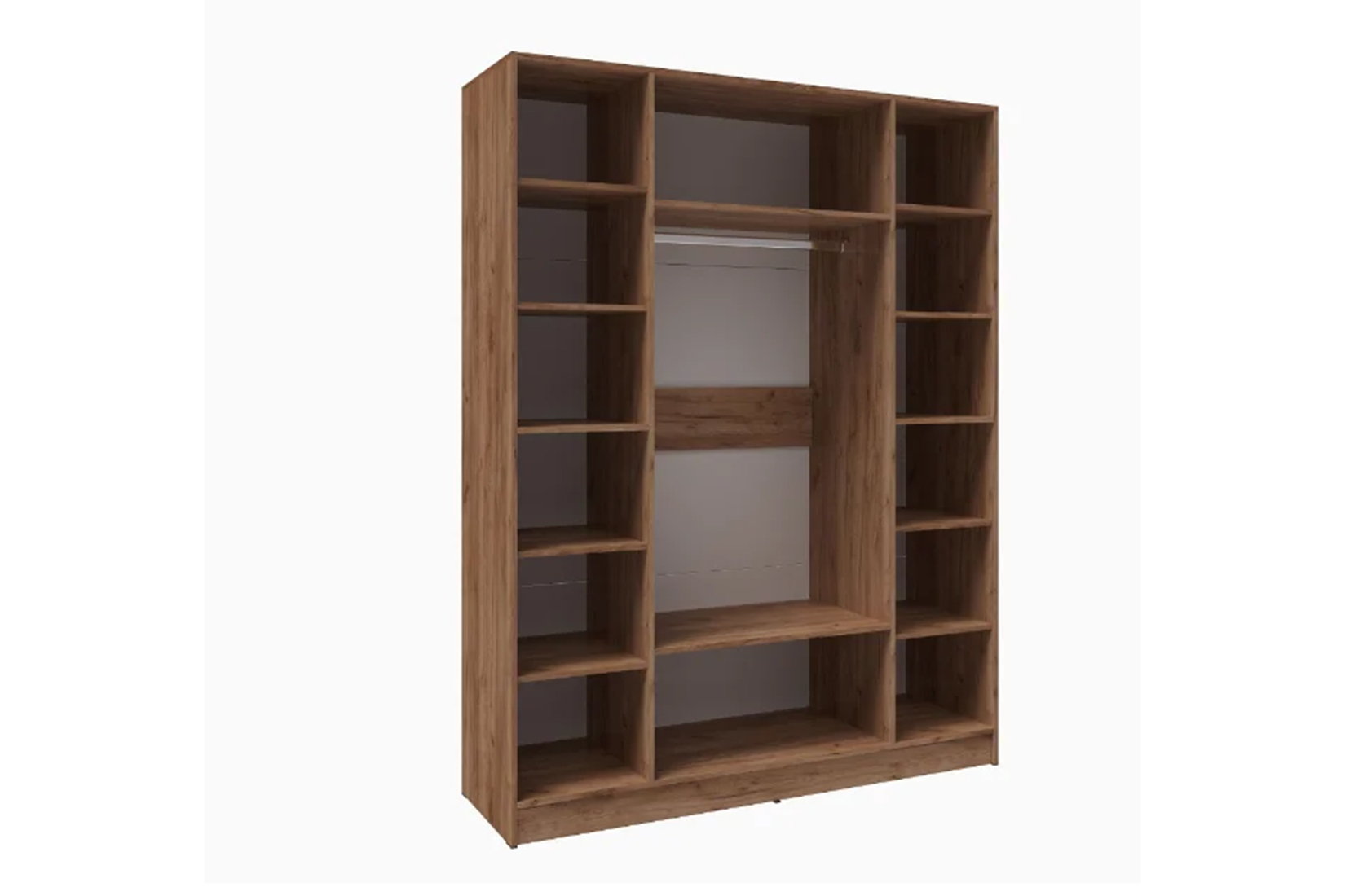 Вегас 1600 Шкаф дуб крафт табачный/дуб крафт белый