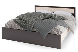  Гармония Кровать КР 602 140 с ДСП настилом венге/белфорт