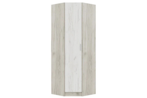 Гармония ШУ 601 М Шкаф угловой дуб крафт белый/дуб крафт серый