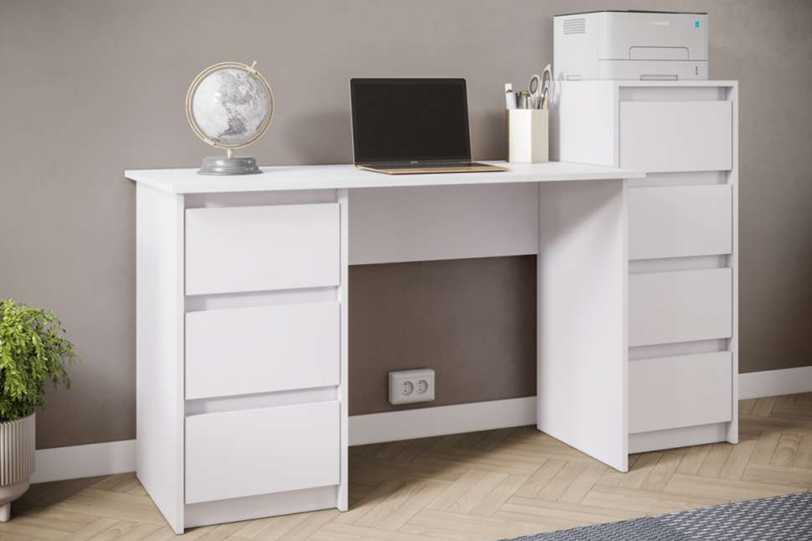 Айден СТП06-1200 Стол письменный Белый