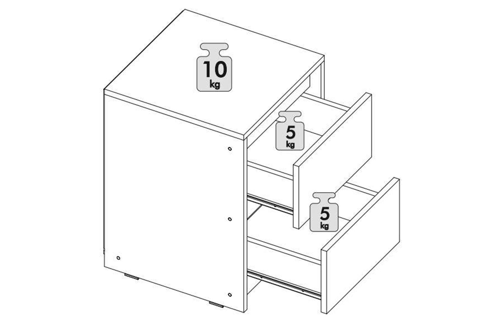 Айден ТБ06-400 Тумба Белый