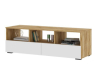 Хелен ТБ 02 Тумба ТВ белый/дуб крафт золотой
