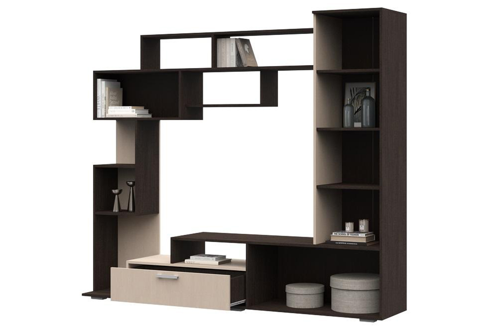 Капри Стенка венге/дуб белфорт