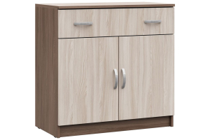 Бася КМ 552М Комод Ясень шимо темный/шимо светлый