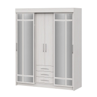 Шкаф-купе Фортуна, ясень анкор светлый