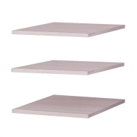 Комплект полок ПЛ-09, ясень белый