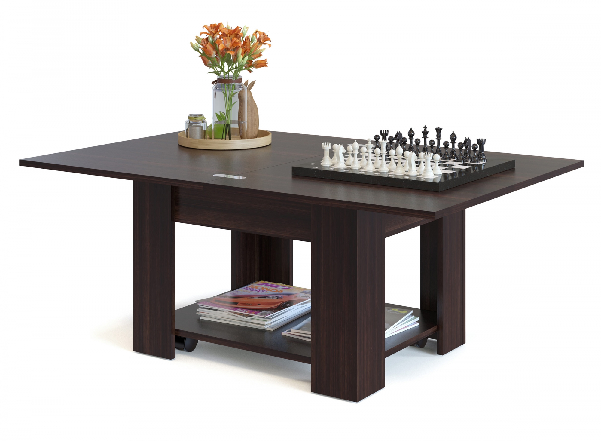 Стол журнальный ССЖ-1 раскладной венге