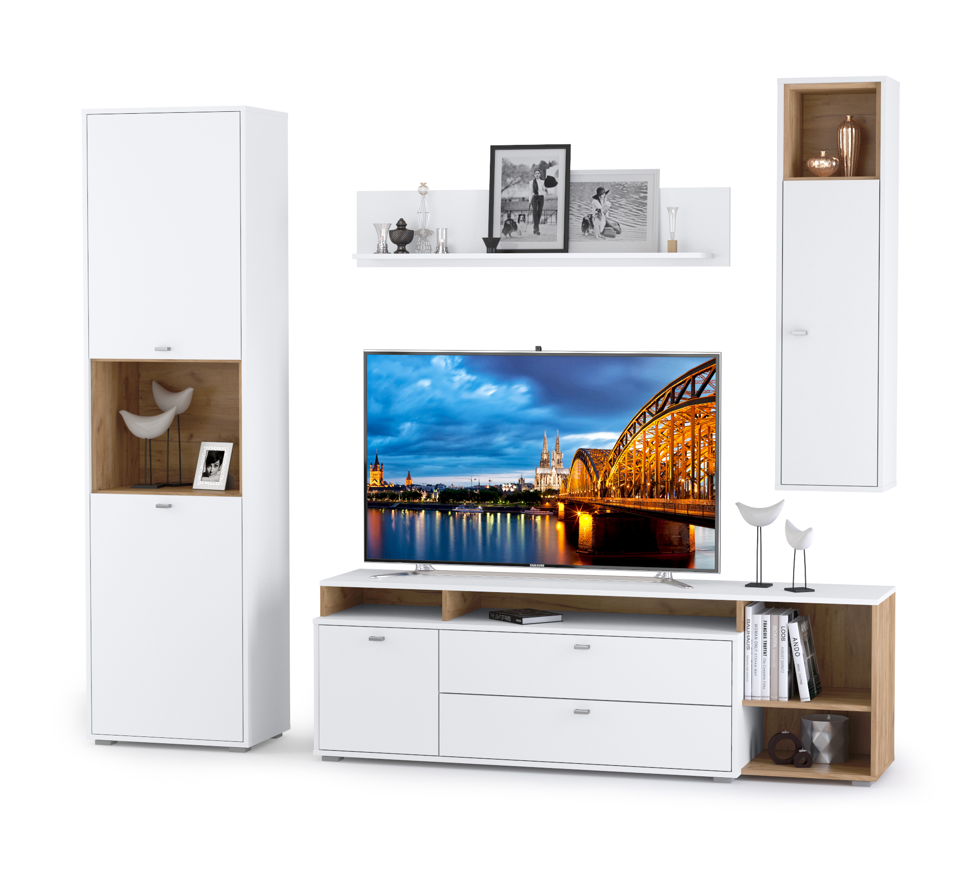 Бэль № 03 Дуб крафт золотой/Белый