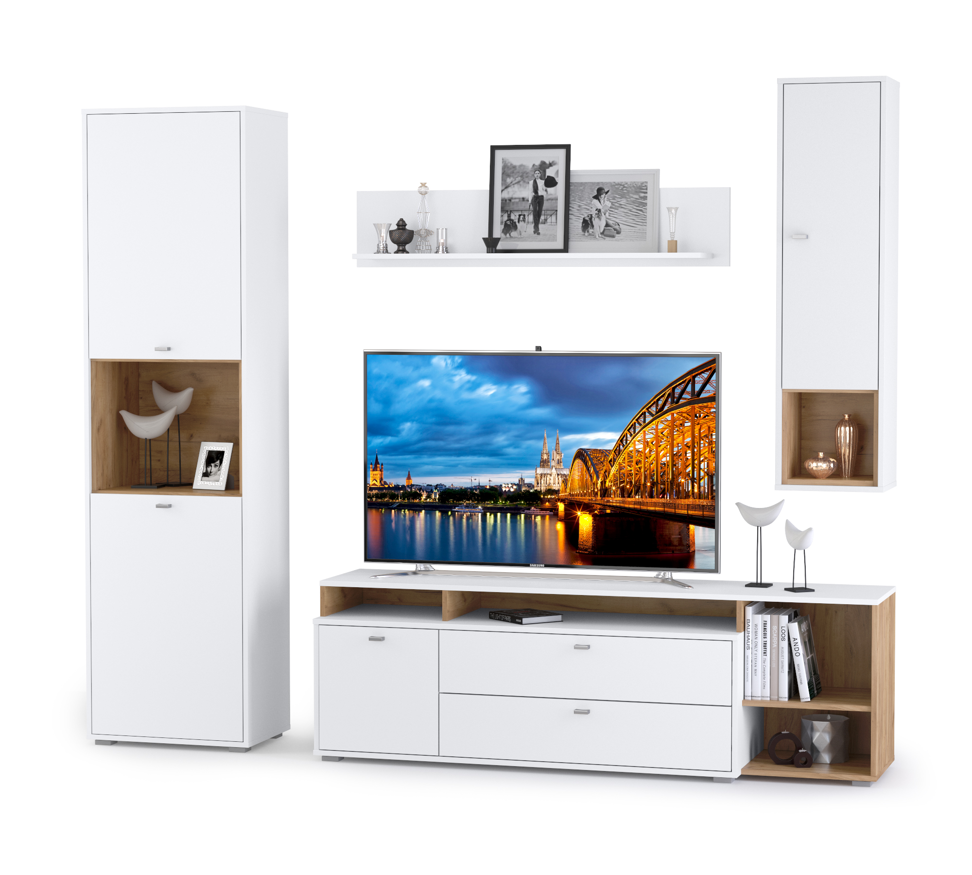 Бэль № 03 Дуб крафт золотой/Белый