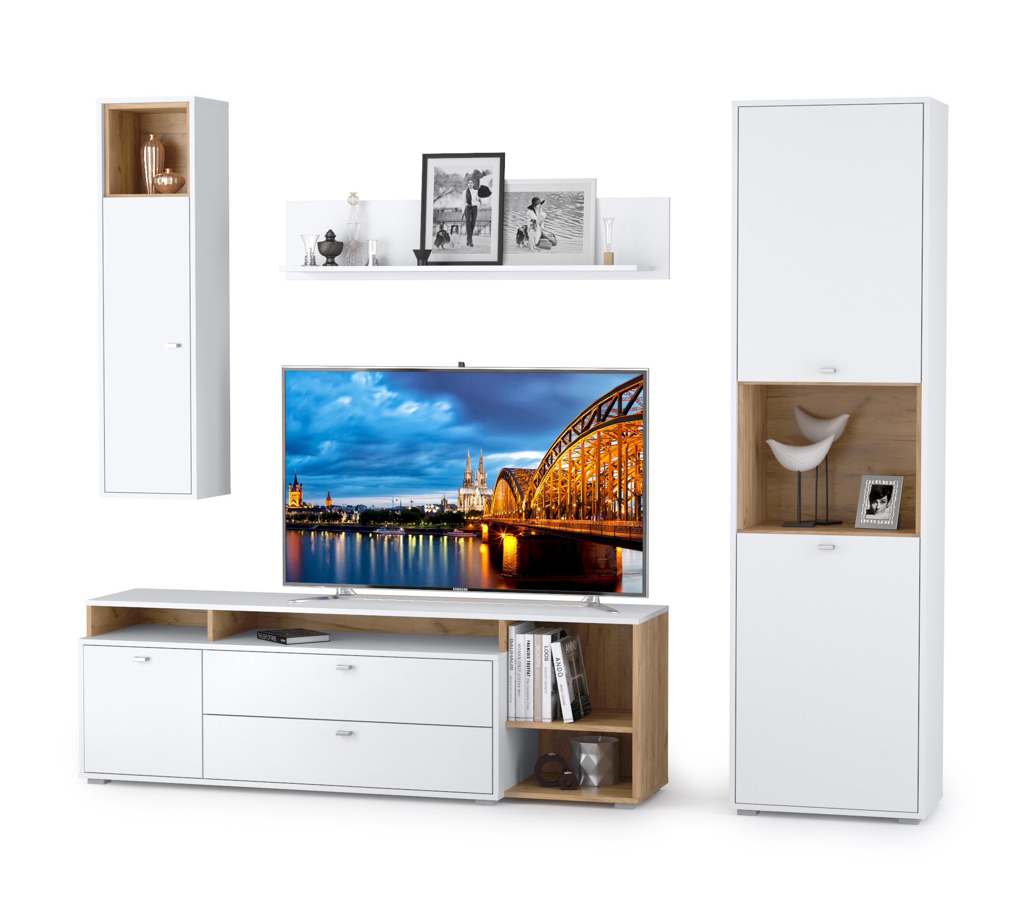 Бэль № 03 Дуб крафт золотой/Белый