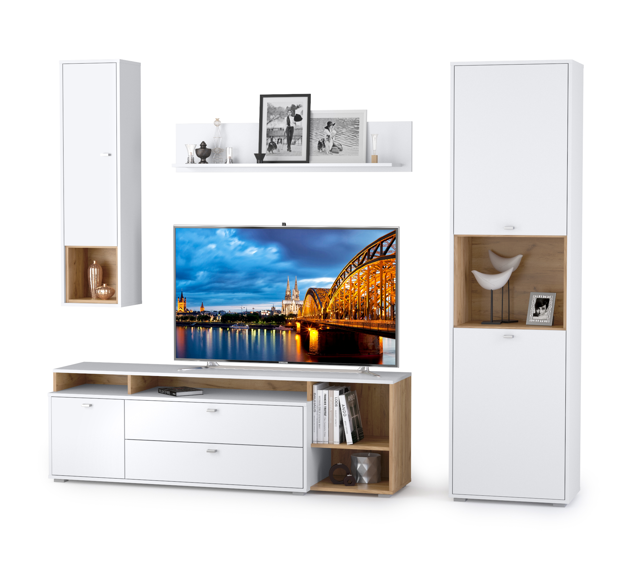 Бэль № 03 Дуб крафт золотой/Белый