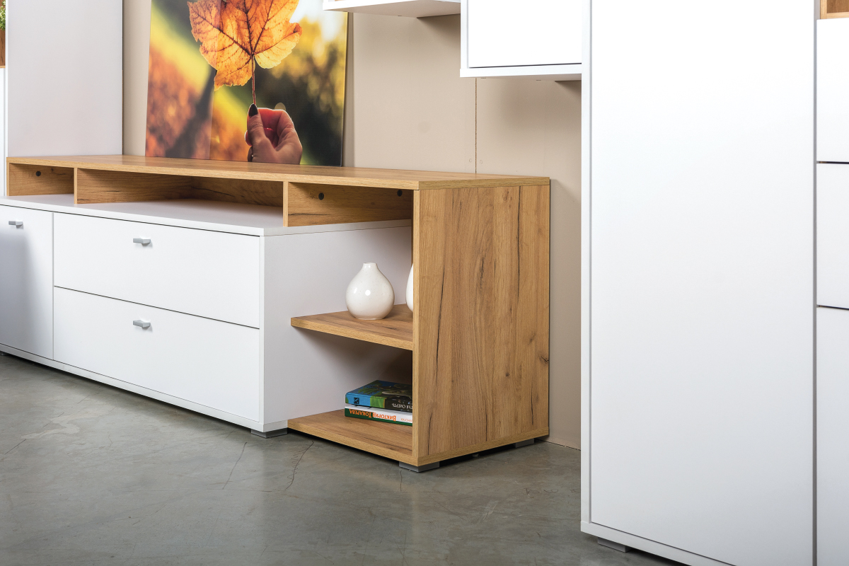 Бэль № 03 Дуб крафт золотой/Белый