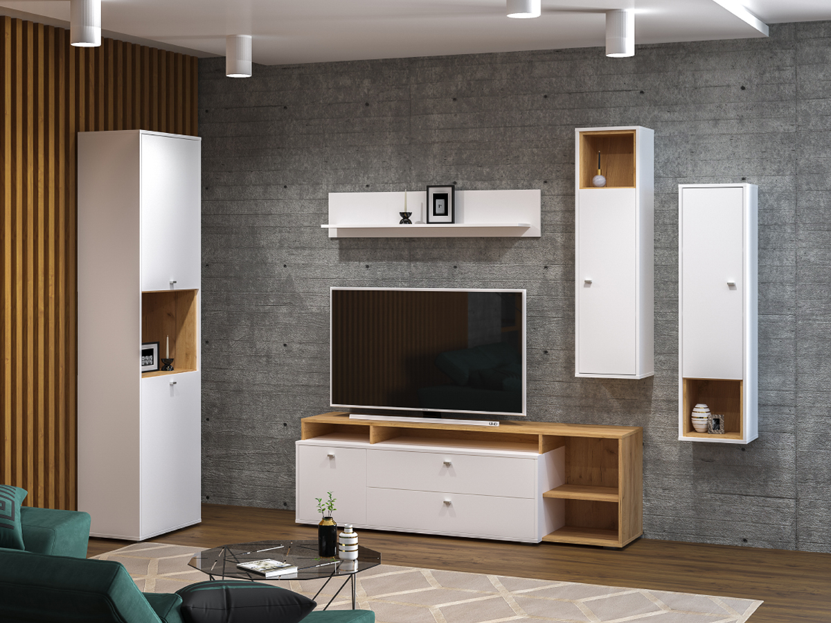 Бэль № 03 Дуб крафт золотой/Белый