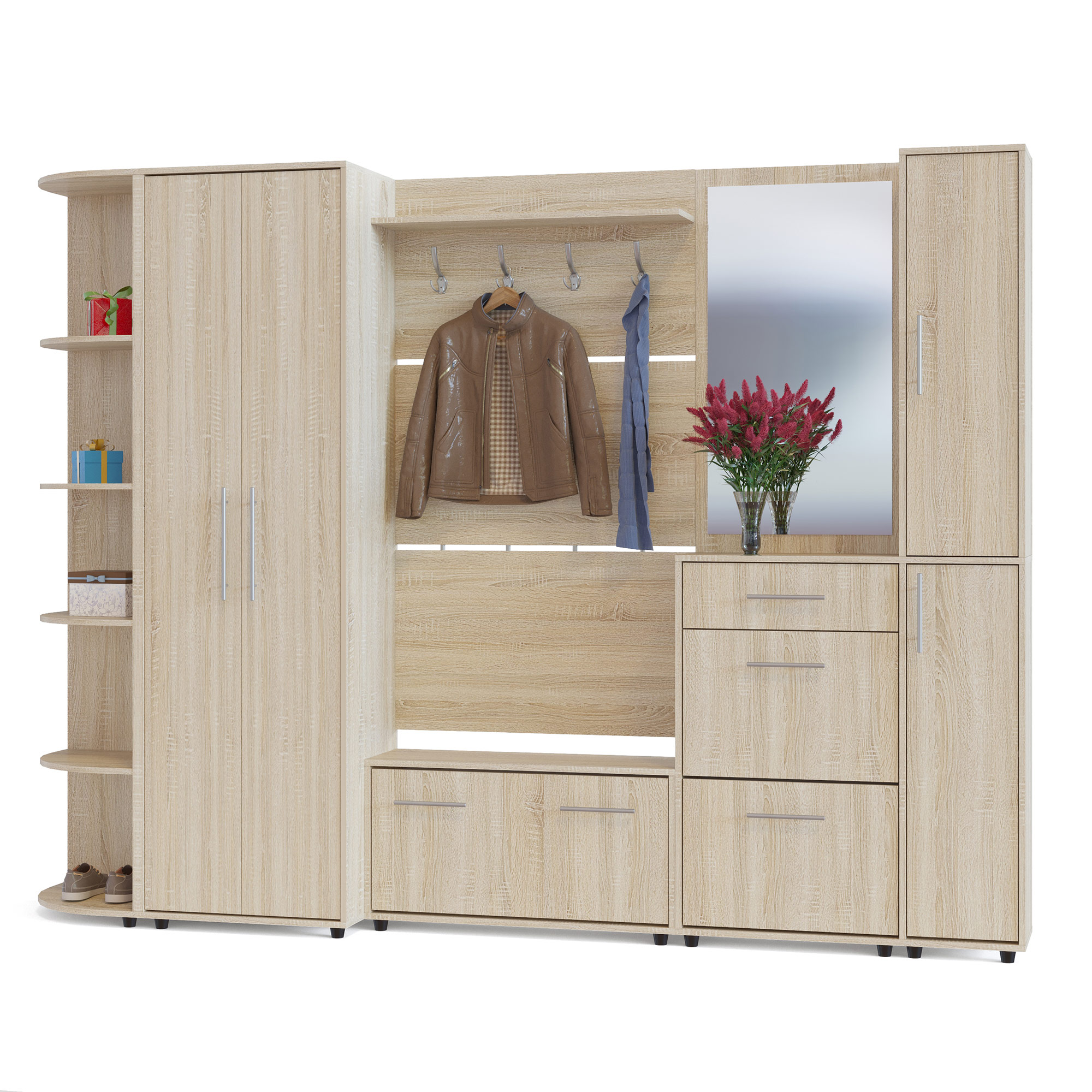 Сокол ВШ-3.1 Вешалка дуб сонома