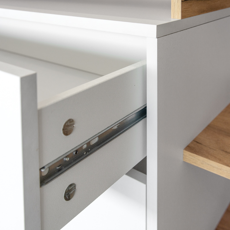 Бэль № 10 Дуб крафт золотой/Белый